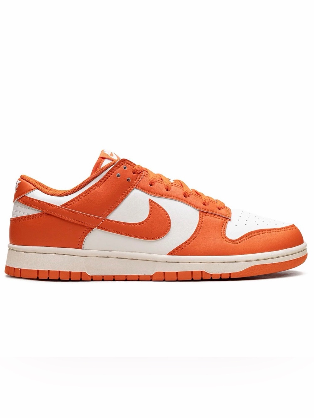Nike Dunk Low Men’s Sneakers — Orange/White